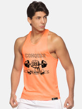Neon Orange Conquer Performance Stringer