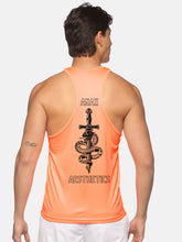 Neon Orange Conquer Performance Stringer