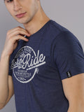 Navy Blue Born To Ride Acti Life T-shirt