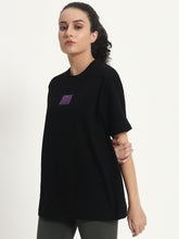 NRNS Black & Purple Oversized T-shirt