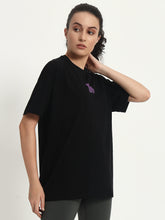 NRNS Black & Purple Oversized T-shirt