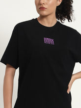 NRNS Black & Purple Oversized T-shirt