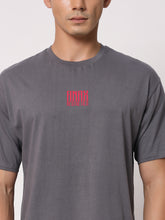 NRNS Grey & Magenta Oversized T-shirt