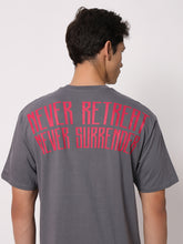 NRNS Grey & Magenta Oversized T-shirt