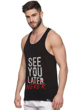 Black See You Later Never Pastel Stringer