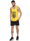 Yellow Excuses Don't Build Muscles Pastel Stringer