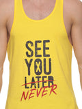 Yellow See You Later Never Pastel Stringer
