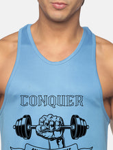 Ice Blue Conquer Performance Stringer