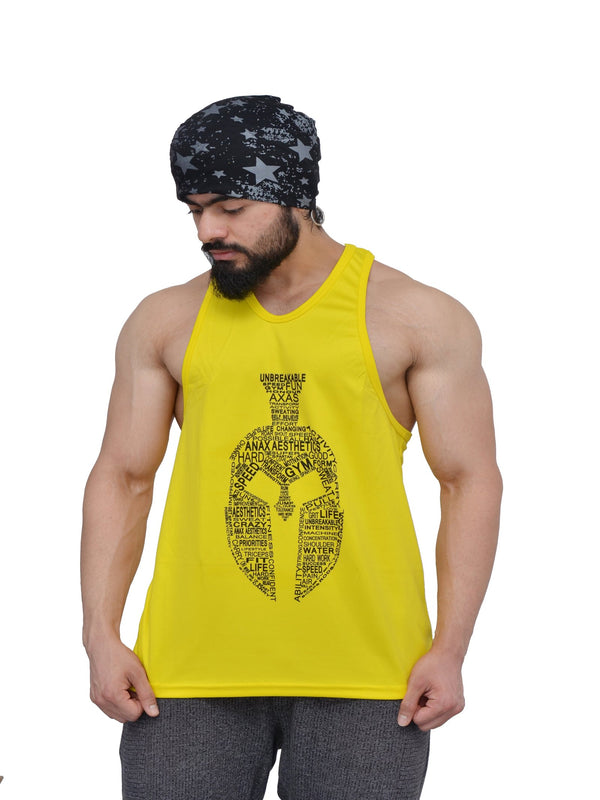 Neon Yellow Typography Performance Stringer