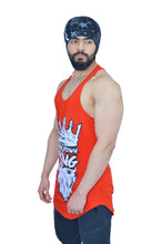 Rising Red & White Bow Down Arc Stringer