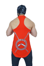 Rising Red & Black Bow Down Arc Stringer