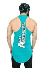 Caribbean Teal & White Spartan Quote Arc Stringer