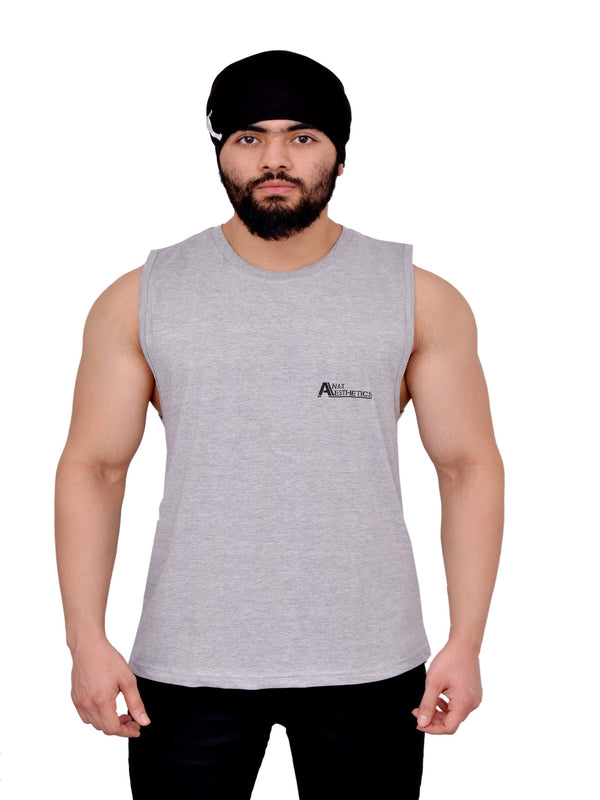 Platinum Grey Oversized Cutoff