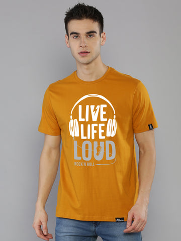 Mustard Live Life Loud Acti Life T-shirt