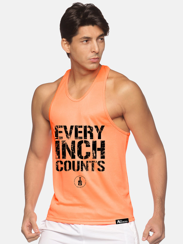Neon Orange Every Inch Counts Performance Stringer