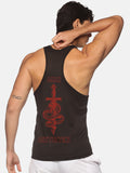 Black & Red Conquer Performance Stringer