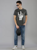 Charcoal Grey Rock Forever Acti Life T-shirt