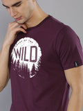 Maroon Wild Acti Life T-shirt