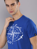 Royal Blue Explore The World Acti Life T-shirt