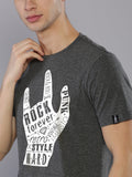 Charcoal Grey Rock Forever Acti Life T-shirt