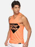 Neon Orange Filthy Pump Performance Stringer