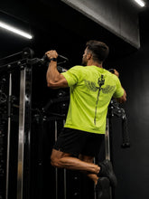 Sword Wings Gym Oversized T-Shirt – Neon Green/Black – image 8