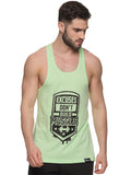 Green Excuses Don't Build Muscles Pastel Stringer