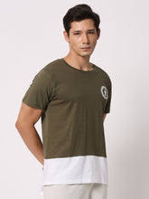 Olive Green Dual Drop T-Shirt