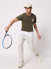 Olive Green Dual Drop T-Shirt