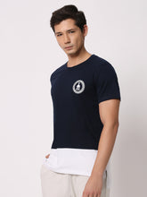 Navy Blue Dual Drop T-Shirt