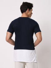 Navy Blue Dual Drop T-Shirt