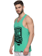 Aqua Excuses Don't Build Muscles Pastel Stringer