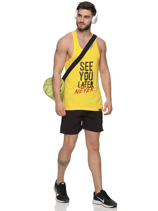 Yellow See You Later Never Pastel Stringer