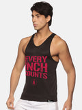 Black & Red Every Inch Counts Performance Stringer
