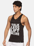 Black Talk Less Lift More Performance Stringer