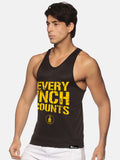 Black & Yellow Every Inch Counts Performance Stringer