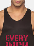 Black & Red Every Inch Counts Performance Stringer