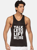 Black Talk Less Lift More Performance Stringer