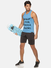 Ice Blue Pray For These Gains Performance Stringer