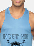 Ice Blue Meet Me At The Gym Performance Stringer