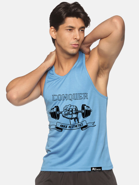 Ice Blue Conquer Performance Stringer
