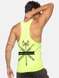 Neon Green Meet Me At The Gym Performance Stringer