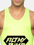 Neon Green Filthy Pump Performance Stringer