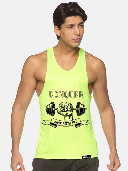 Neon Green Conquer Performance Stringer