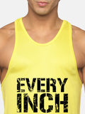 Neon Yellow Every Inch Counts Performance Stringer