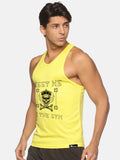 Neon Yellow Meet Me At The Gym Performance Stringer