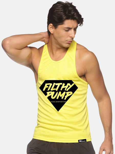 Neon Yellow Filthy Pump Performance Stringer