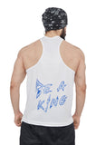 White Small Logo Performance Stringer