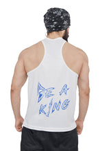 White Small Logo Performance Stringer