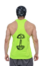 Neon Green Typography Performance Stringer